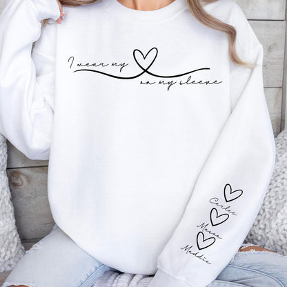 I-Wear-My-Heart-On-My-Sleeve-Mothers-Day-Gift-For-Mom-Grandma-Auntiy-Personalized-Sweatshirt-1