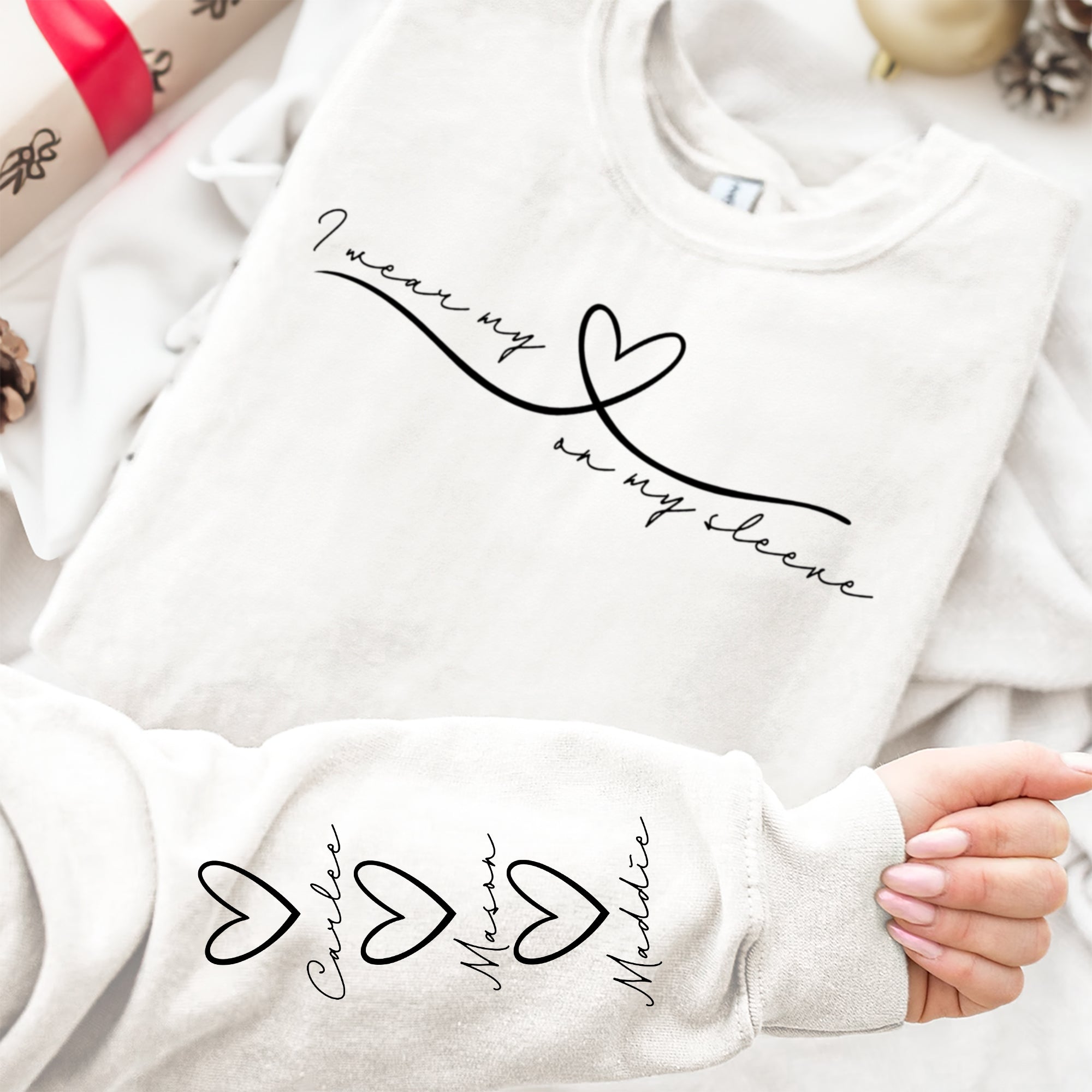 I-Wear-My-Heart-On-My-Sleeve-Mothers-Day-Gift-For-Mom-Grandma-Auntiy-Personalized-Sweatshirt-4