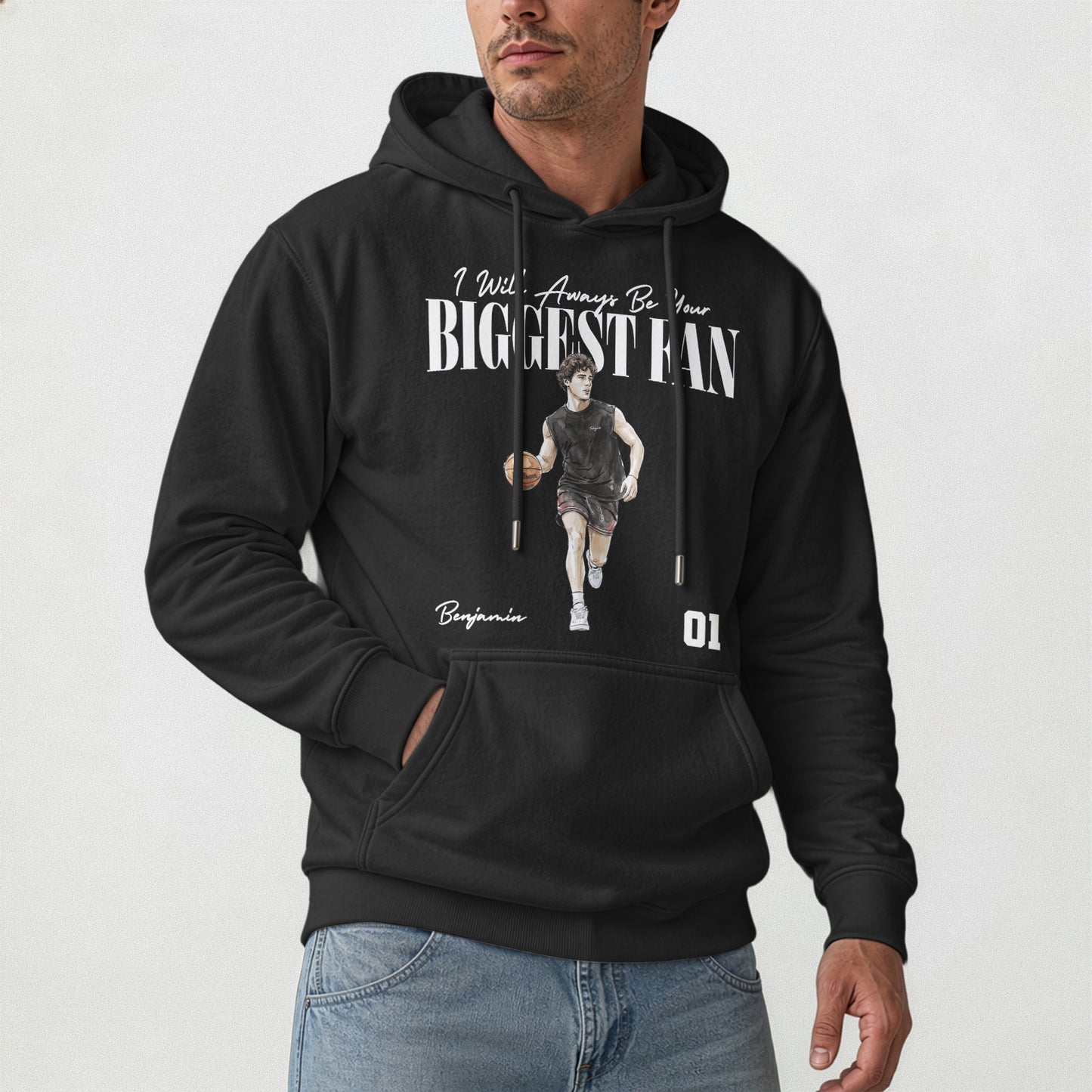 I-Will-Always-Be-Your-Biggest-Fan,-Custom-Photo,-Watercolor-Style-Personalized-Shirt-8