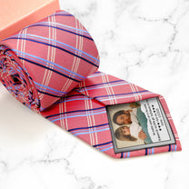 I'll Always Be You Little Girl You'll Always My Hero - Personalized Photo Tie Patch