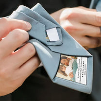 I'll Always Be You Little Girl You'll Always My Hero - Personalized Photo Tie Patch