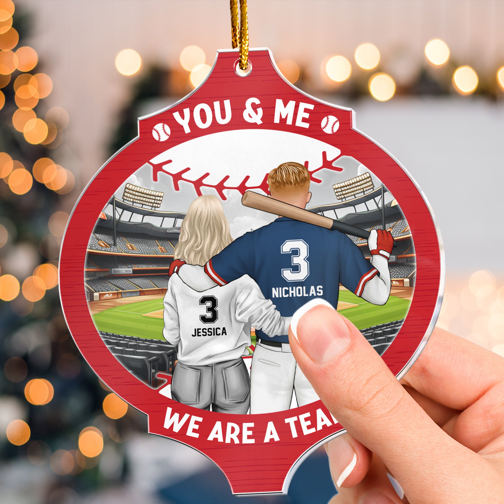 I'll Always Be Your Biggest Fan - Personalized Acrylic Ornament