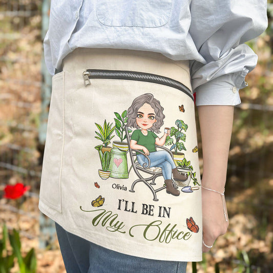 I'll Be In My Office - Personalized Apron