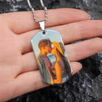 I'll Hold You In My Heart - Personalized Photo Dog Tag Necklace
