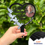 I'm Always With You Cemetery Decoration - Personalized Photo Metal Garden Stake
