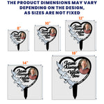 I'm Always With You Cemetery Decoration - Personalized Photo Metal Garden Stake