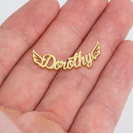I'm Always With You Never Far Away Memorial Gift - Personalized Name Stud Earrings