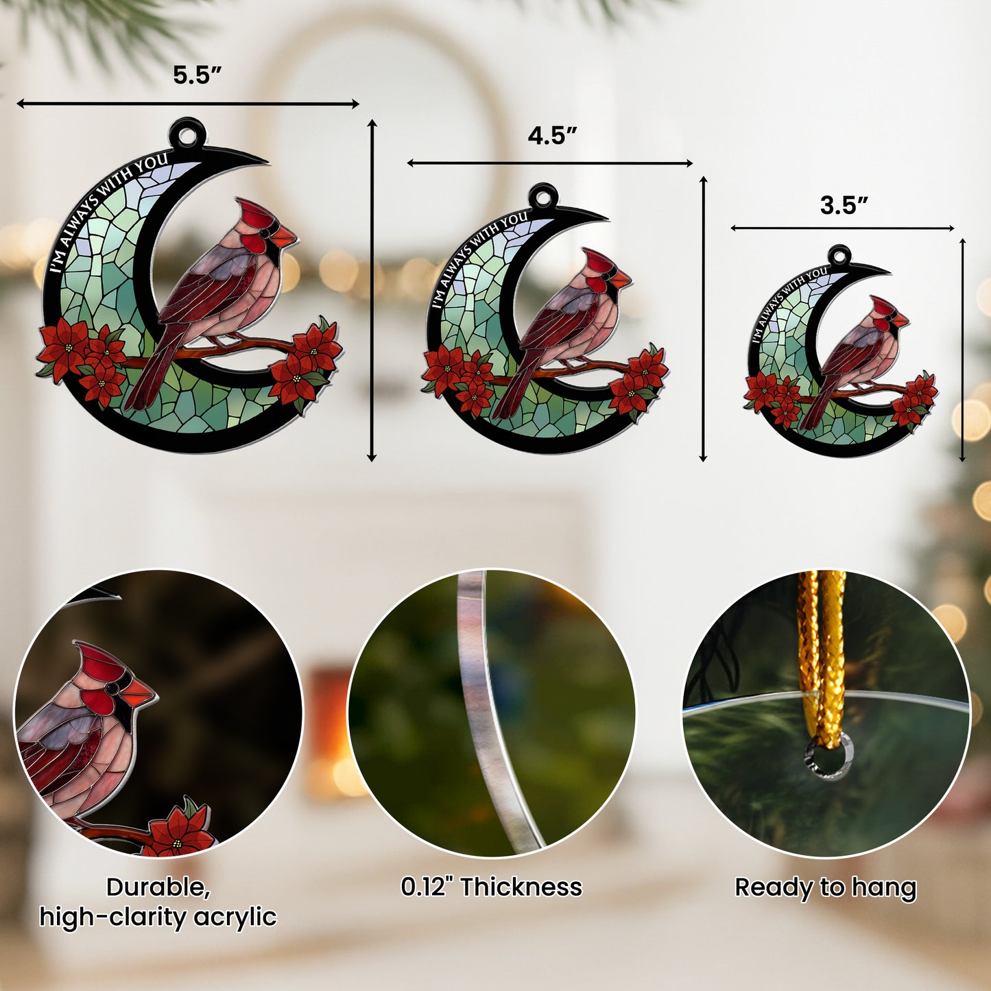 I'm Always With You - Acrylic Ornament