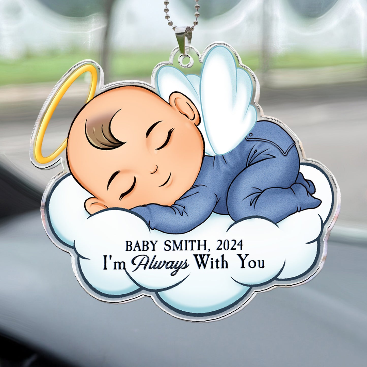 I'm Always With You - Personalized Car Ornament