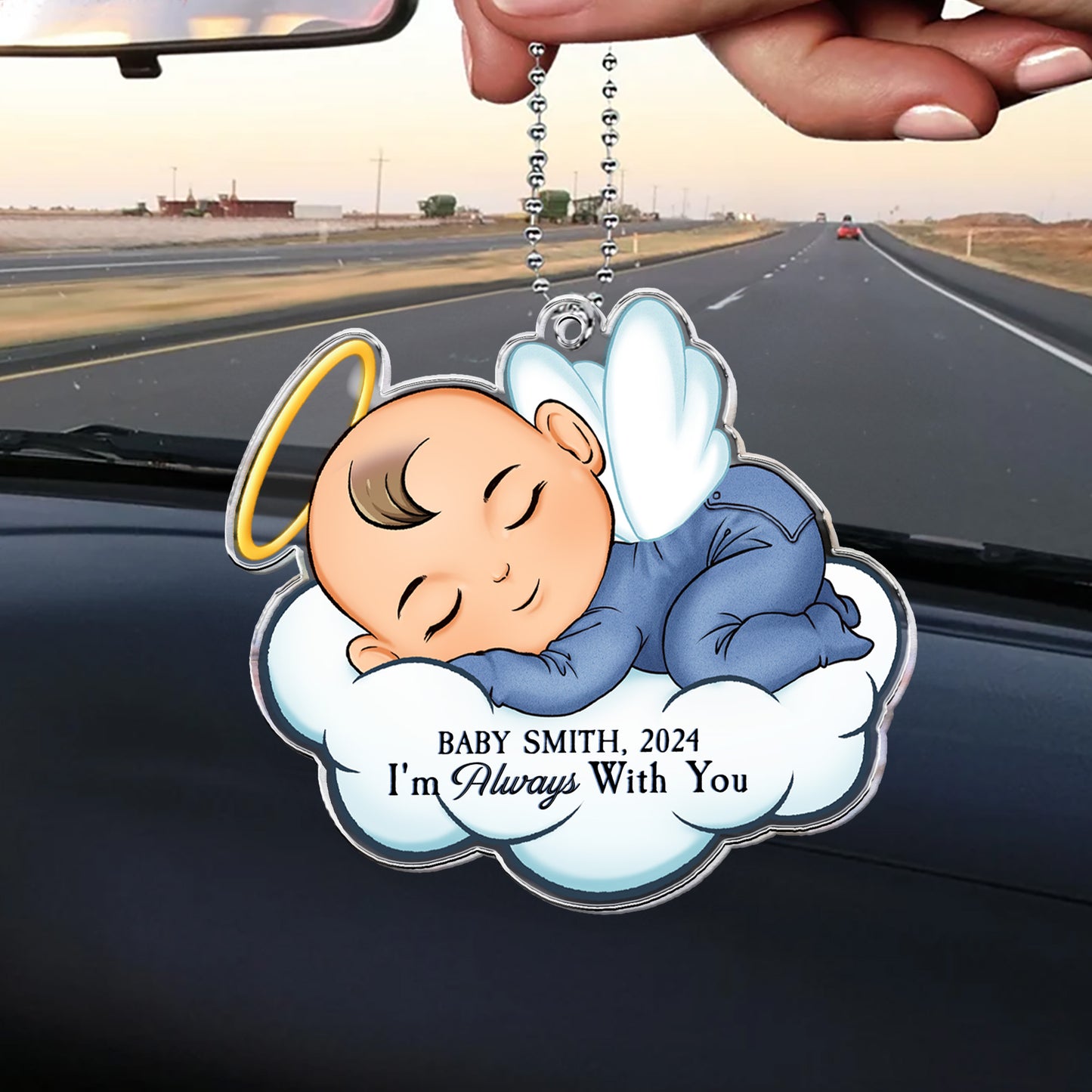 I'm Always With You - Personalized Car Ornament