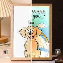 I'm Always With You - Personalized Light Up Picture Frame