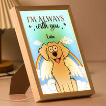 I'm Always With You - Personalized Light Up Picture Frame