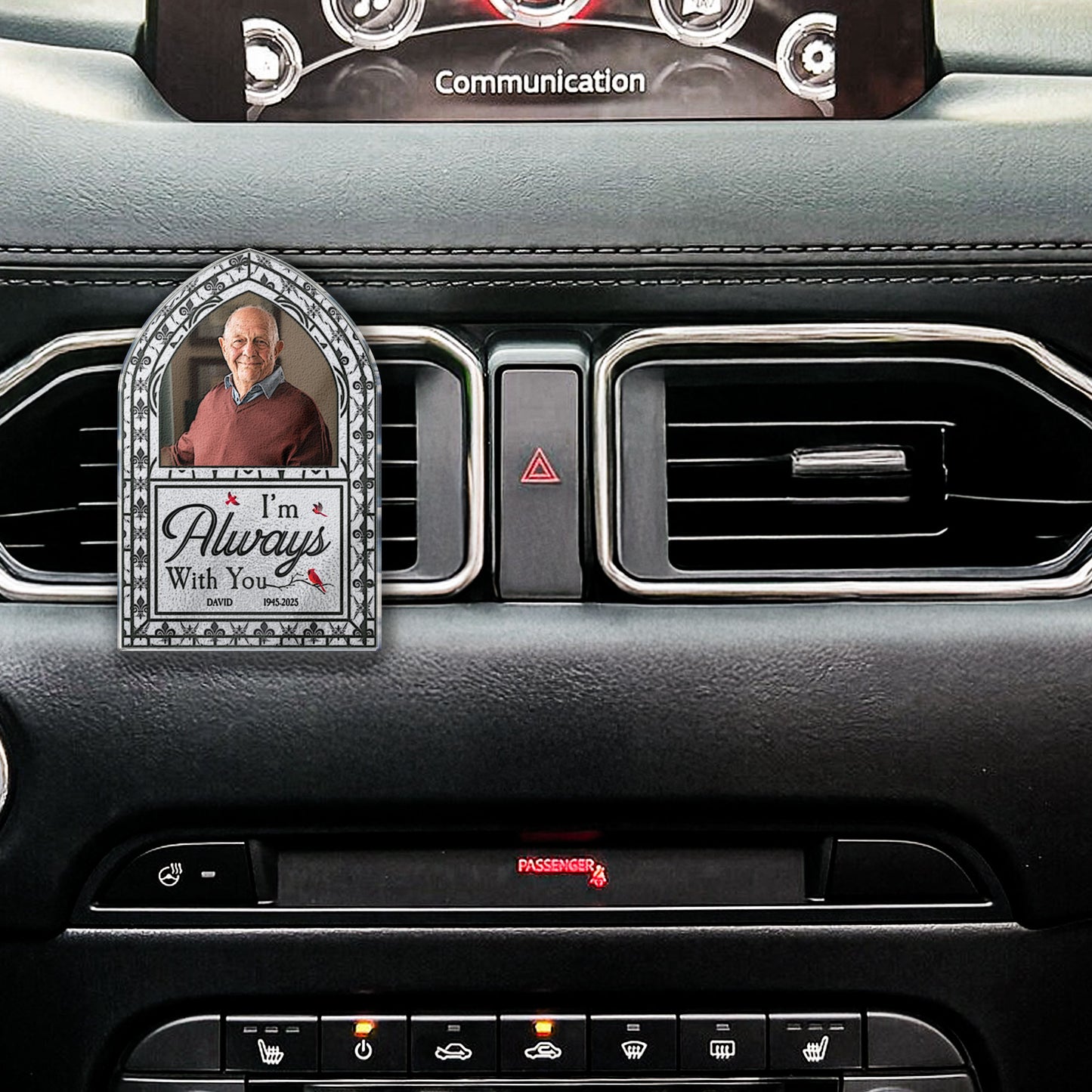 I'm Always With You - Personalized Photo Acrylic Car Vent Clip