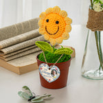 I'm Always With You - Personalized Photo Crochet Flower Lamp