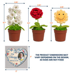 I'm Always With You - Personalized Photo Crochet Flower Lamp