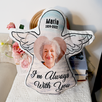 I'm Always With You - Personalized Photo Custom Shaped Pillow