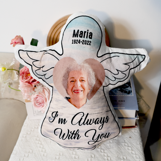 I'm Always With You - Personalized Photo Custom Shaped Pillow