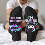 I'm Gaming Do Not Disturb - Personalized Crew Socks