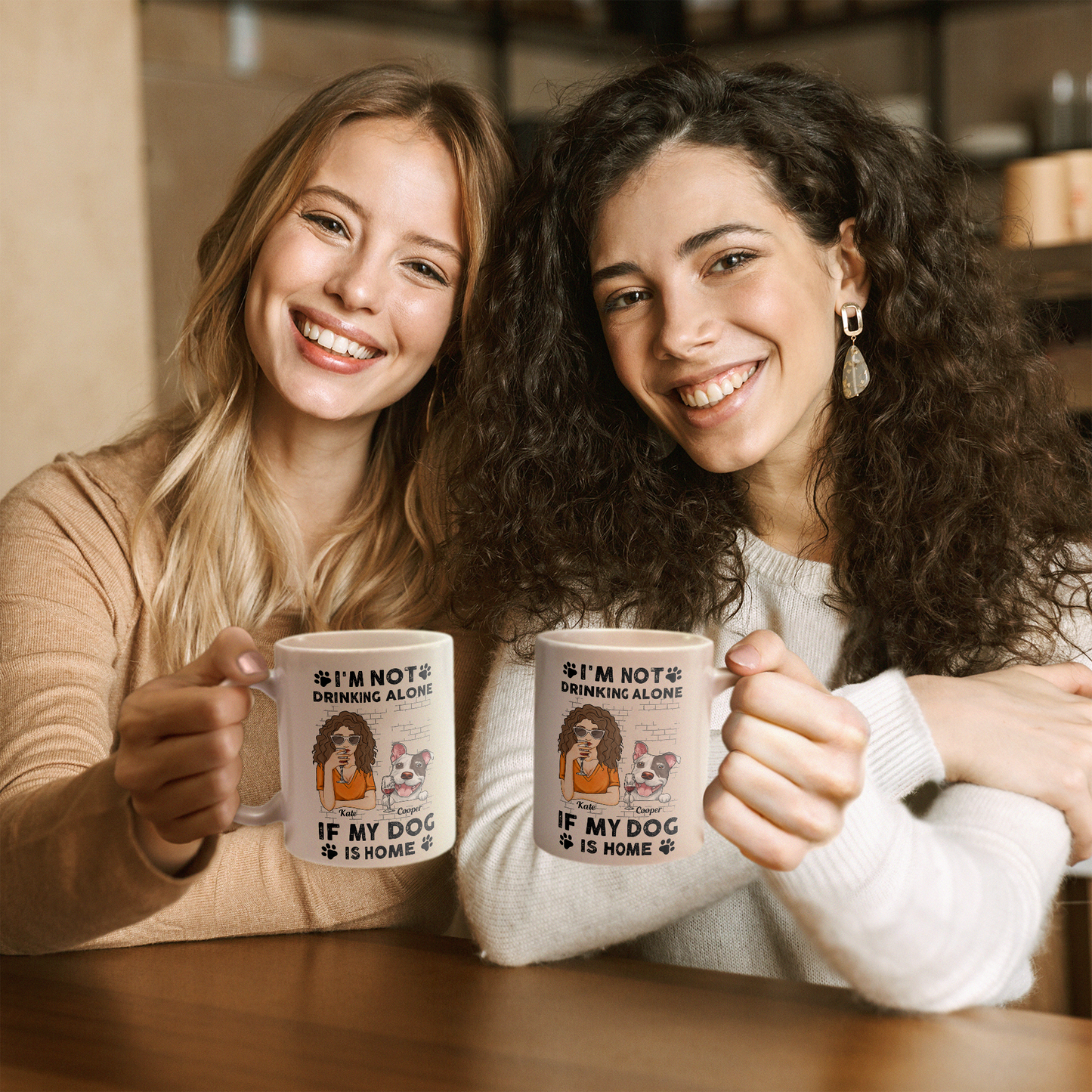 I'm Not Drinking Alone If My Pets Are Home - Personalized Mug