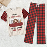 I'm Not Sleeping Alone If My Dogs Are Home - Personalized Pajama Shorts Set