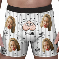 I'm Nuts About You Gift For Husband, Boyfriend - Personalized Photo Men's Boxer Briefs