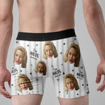 I'm Nuts About You Gift For Husband, Boyfriend - Personalized Photo Men's Boxer Briefs