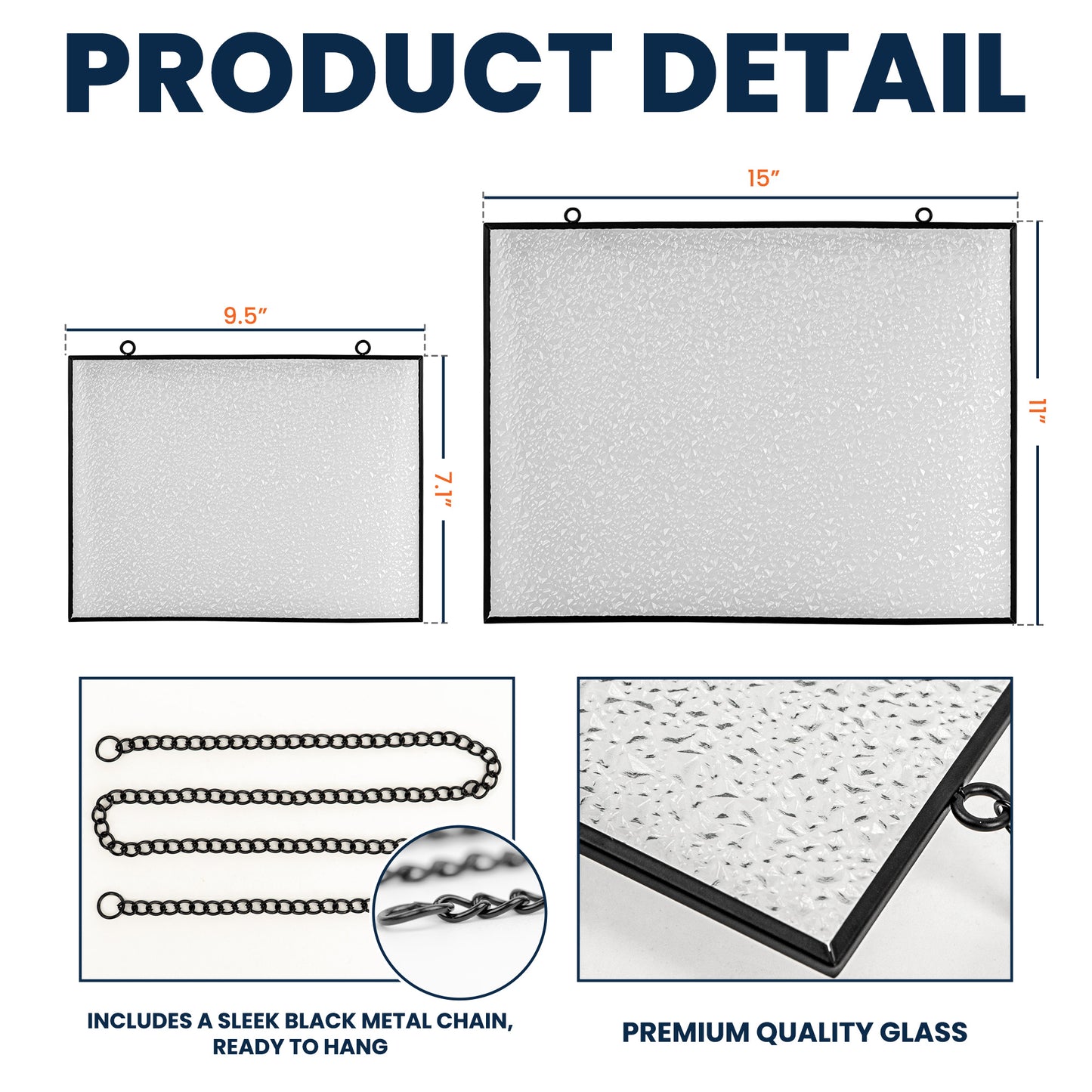 I'm Always With You Memorial Gift - Personalized Photo Stained Glass Suncatcher