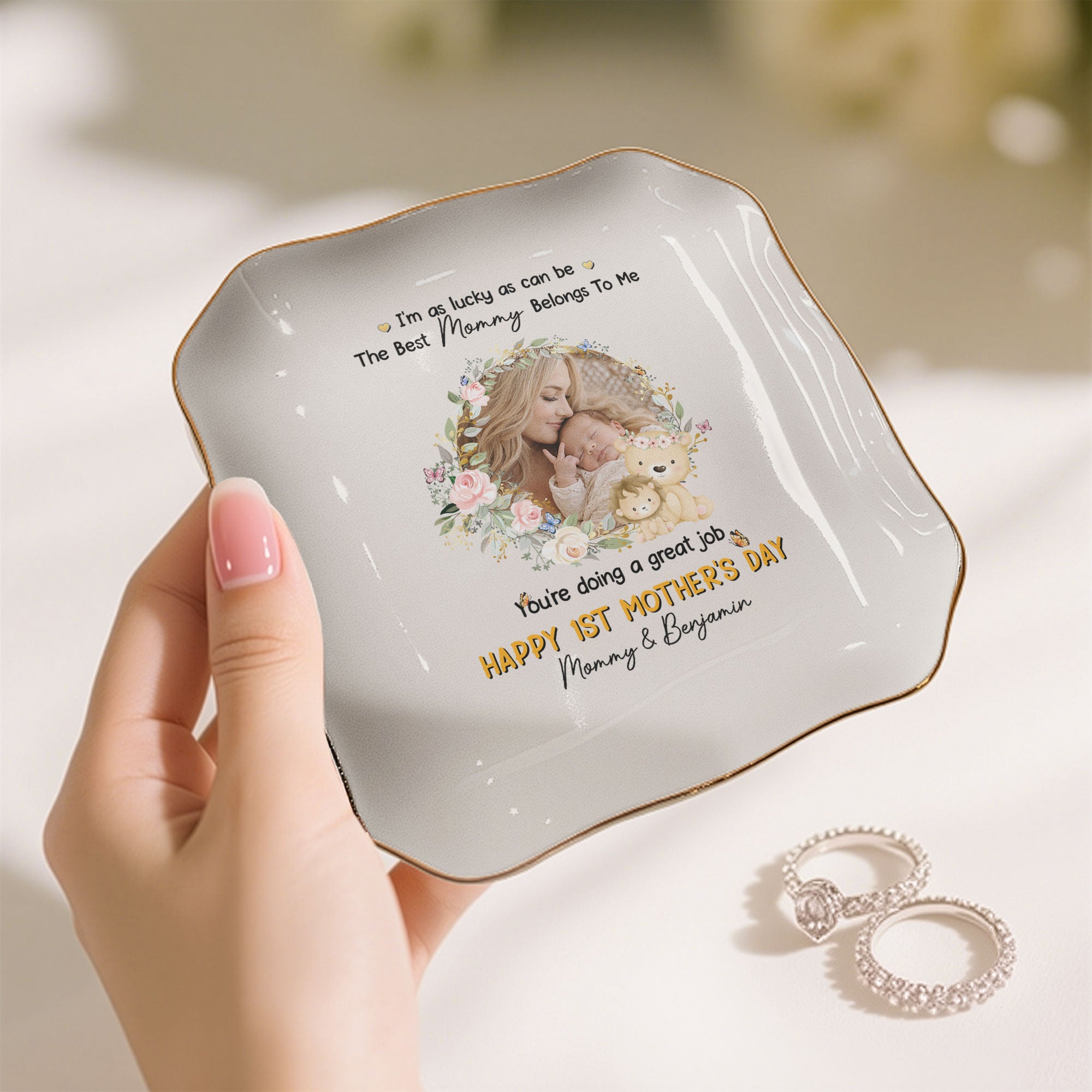 I'm-As-Lucky-As-Can-Be-The-Best-Mommy-Belongs-To-Me-Personalized-Jewelry-Dish-6