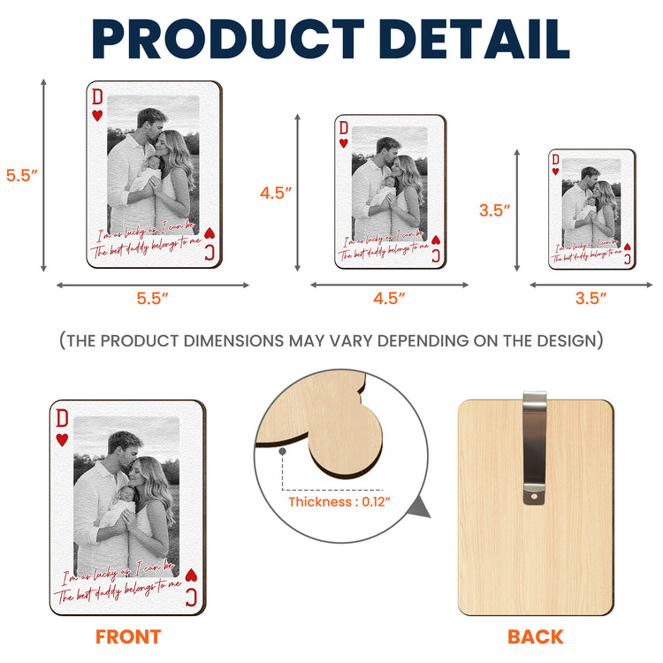 I'm-As-Lucky-As-I-Can-Be-The-Best-Daddy-Belongs-To-Me-Drive-Safe-Dad-Personalized-Wooden-Photo-Car-Visor-Clip-6