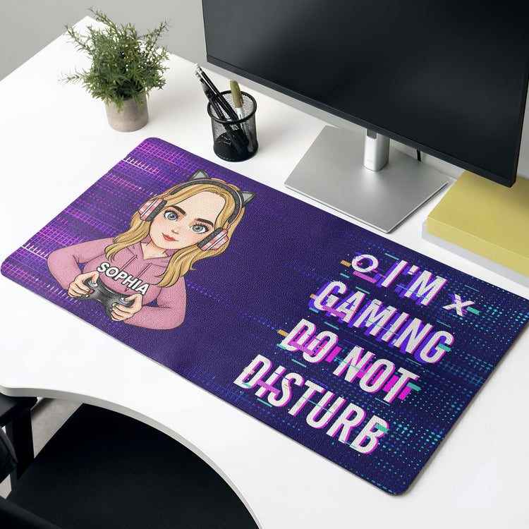 I'm-Gaming-Do-Not-Disturb-For-Gaming-Lovers,-Him,-Her-Personalized-Desk-Mat-2