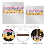 Ice Cream Drip Name For Kids, Grandkids - Personalized Ornament