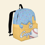 Ice-Cream-Baseball,-Softball-,Custom-Name-&-Number--Personalized-Backpack-3