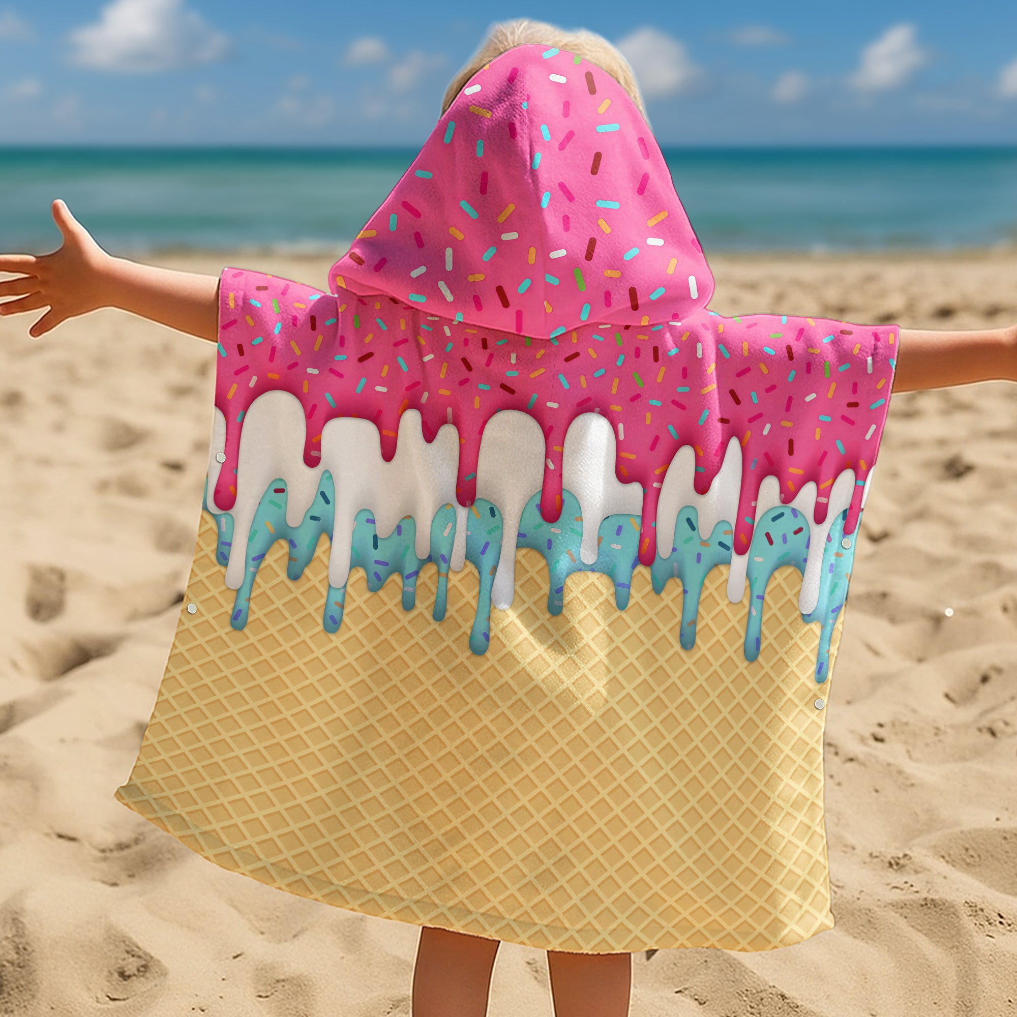 Ice-Cream-Drip-Baseball-Summer-Personalized-Beach-Towel-4