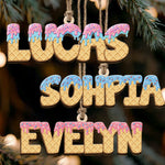 Ice-Cream-Drip-Name-For-Kids,-Grandkids-Personalized-Ornament-1
