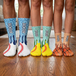 Icecream Drip For Baseball, Softball, Soccer, Football, Basketball, Hockey Lover - Personalized Socks