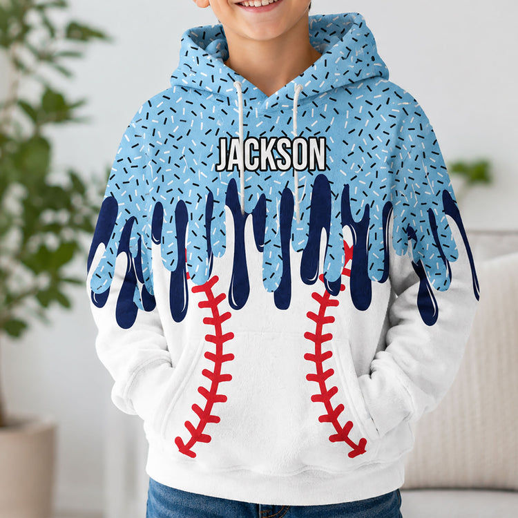 Icecream-Drip-Design-For-Baseball,-Softball,-Soccer,-Football,-Basketball,-Hockey-Lover--Personalized-Hoodie-1
