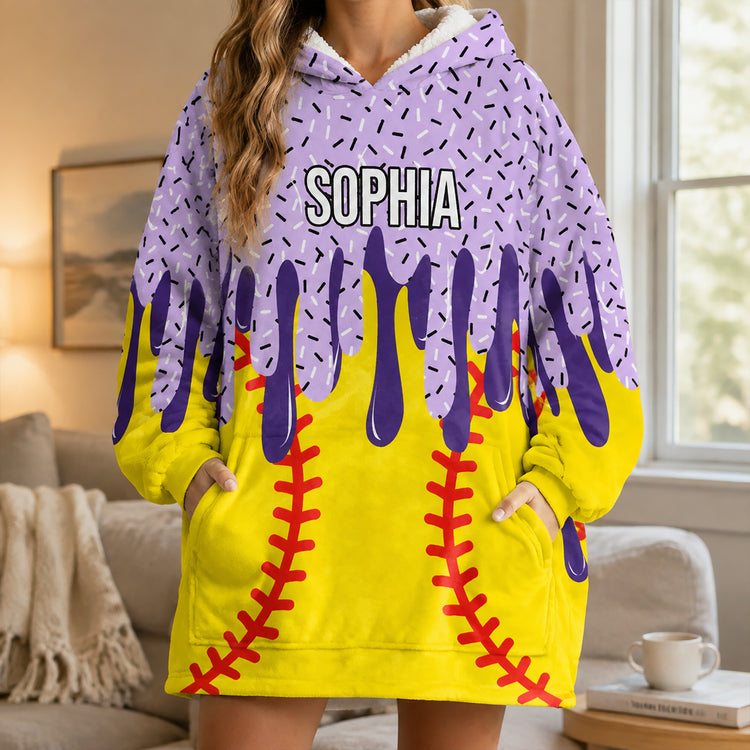 Icecream-Drip-Design-For-Baseball,-Softball,-Soccer,-Football,-Basketball,-Hockey-Lover-Personalized-Hoodie-2