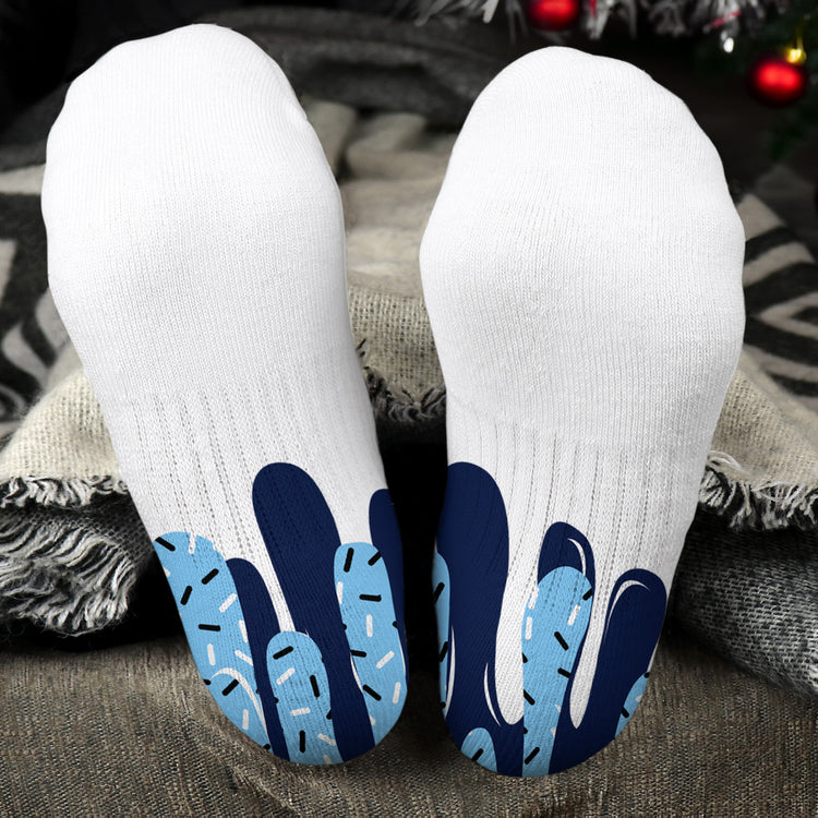 Icecream-Drip-For-Baseball,-Softball,-Soccer,-Football,-Basketball,-Hockey-Lover--Personalized-Socks-2