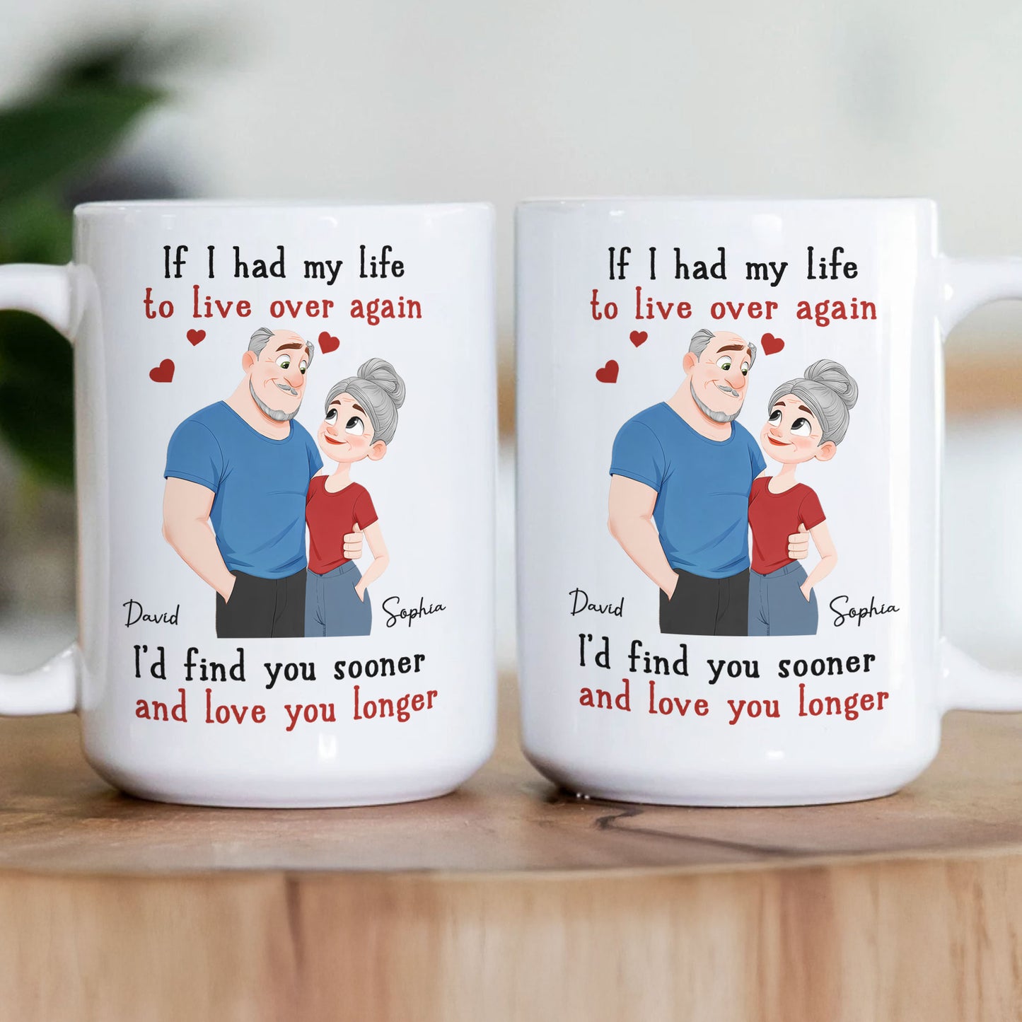 I'd Find You Sooner And Love You Longer Valentine's Day Anniversary Gift For Her, Him - Personalized Mug