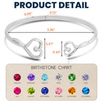 I'd Punch A B*tch For You Right In The Throat - Personalized Heart Bracelet