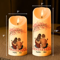 I'd Walk Through Fire For You Bestie - Personalized LED Candle