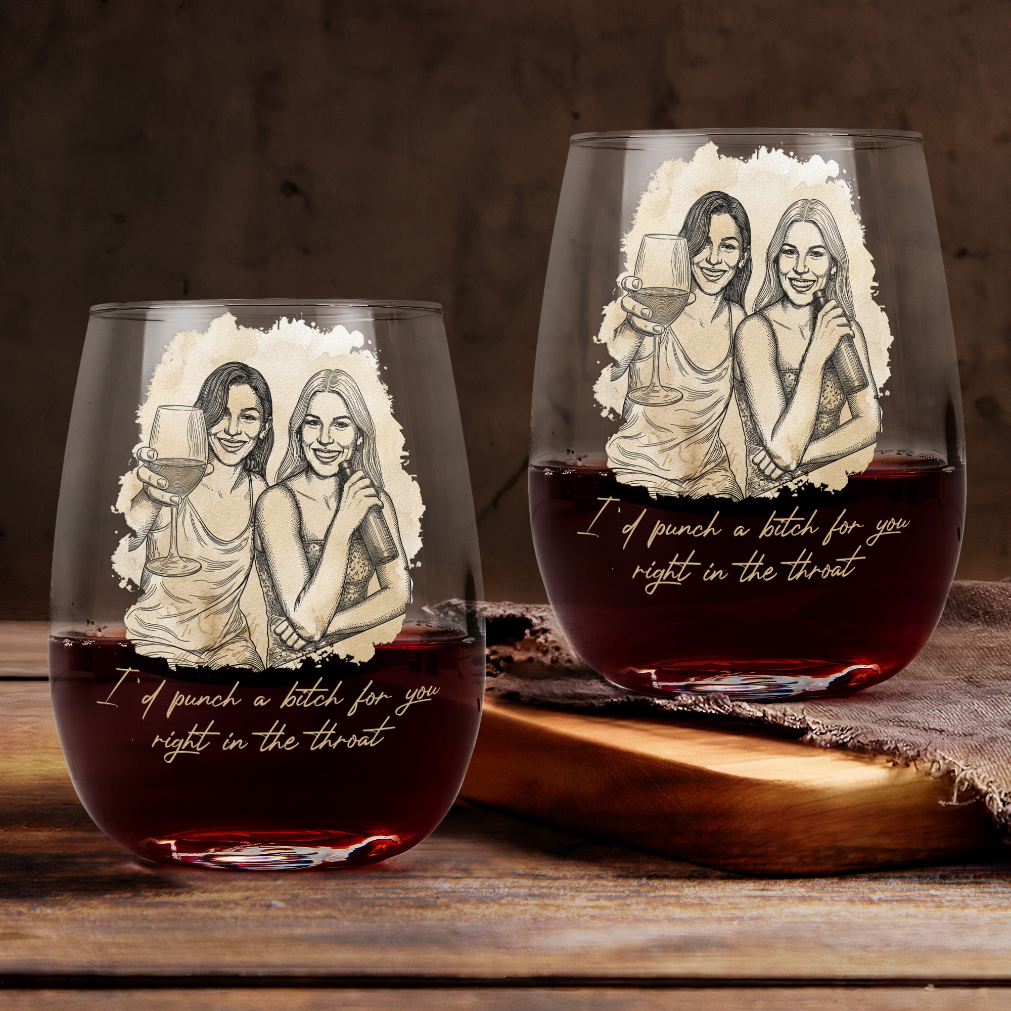 Id-Punch-A-Bitch-For-You-Right-In-The-Throat-Custom-Photo-Gift-For-Friends-Personalized-Wine-Glass-2