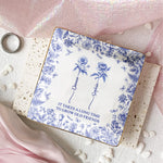 It Takes A Long Time To Grow An Old Friend, Bestie Toile De Jouy - Personalized Jewelry Dish, Gift For Friend