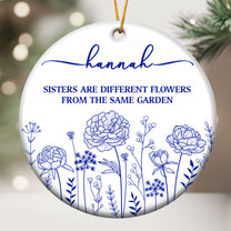 If Besties Were Flowers I'd Pick You - Personalized Ceramic Ornament