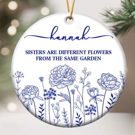 If Besties Were Flowers I'd Pick You - Personalized Ceramic Ornament