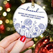 If Besties Were Flowers I'd Pick You - Personalized Ceramic Ornament