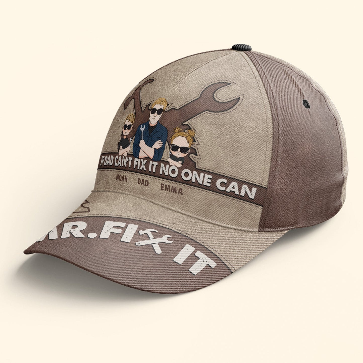 If Dad Can't Fix It We're All Screwed - Personalized Classic Cap