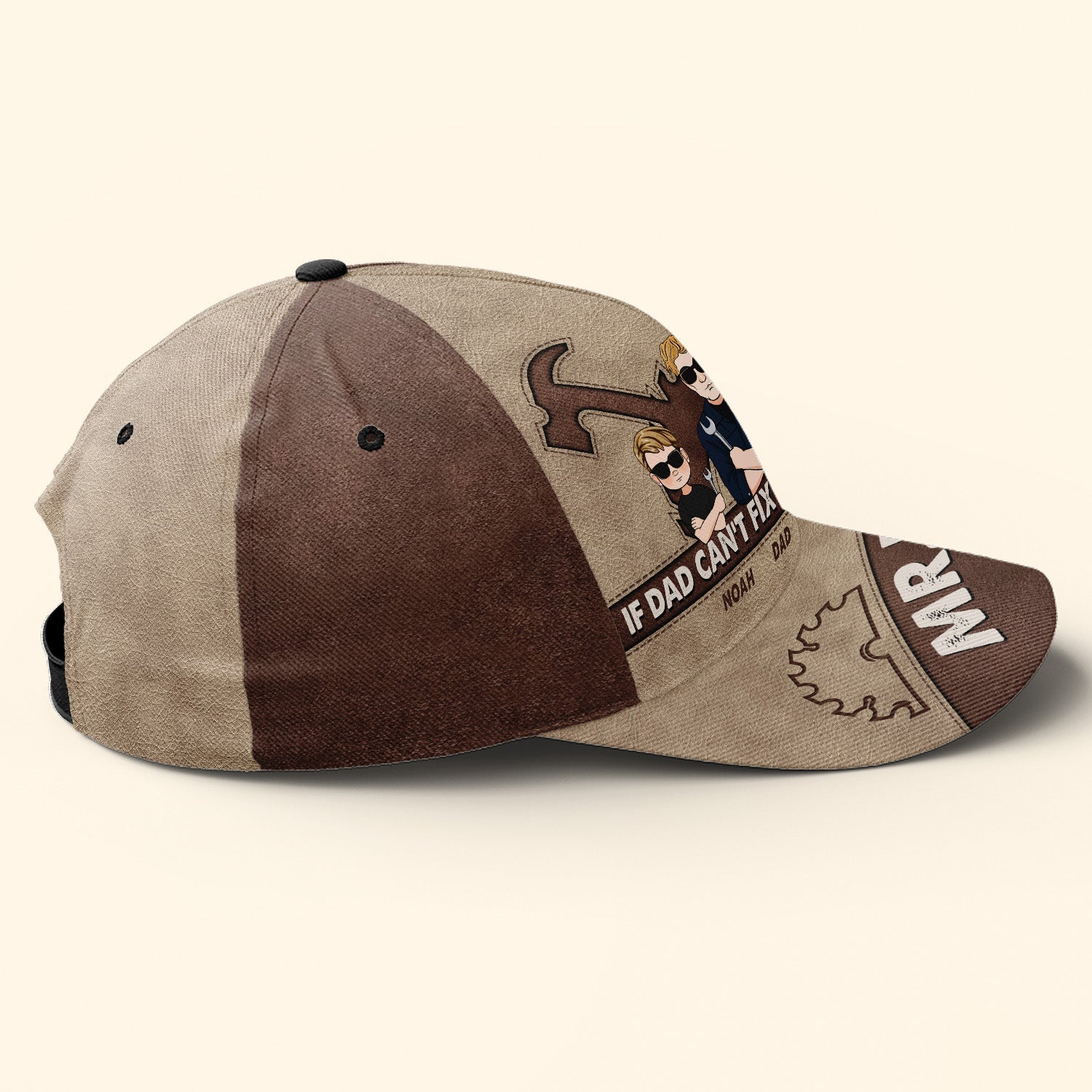 If Dad Can't Fix It We're All Screwed - Personalized Classic Cap