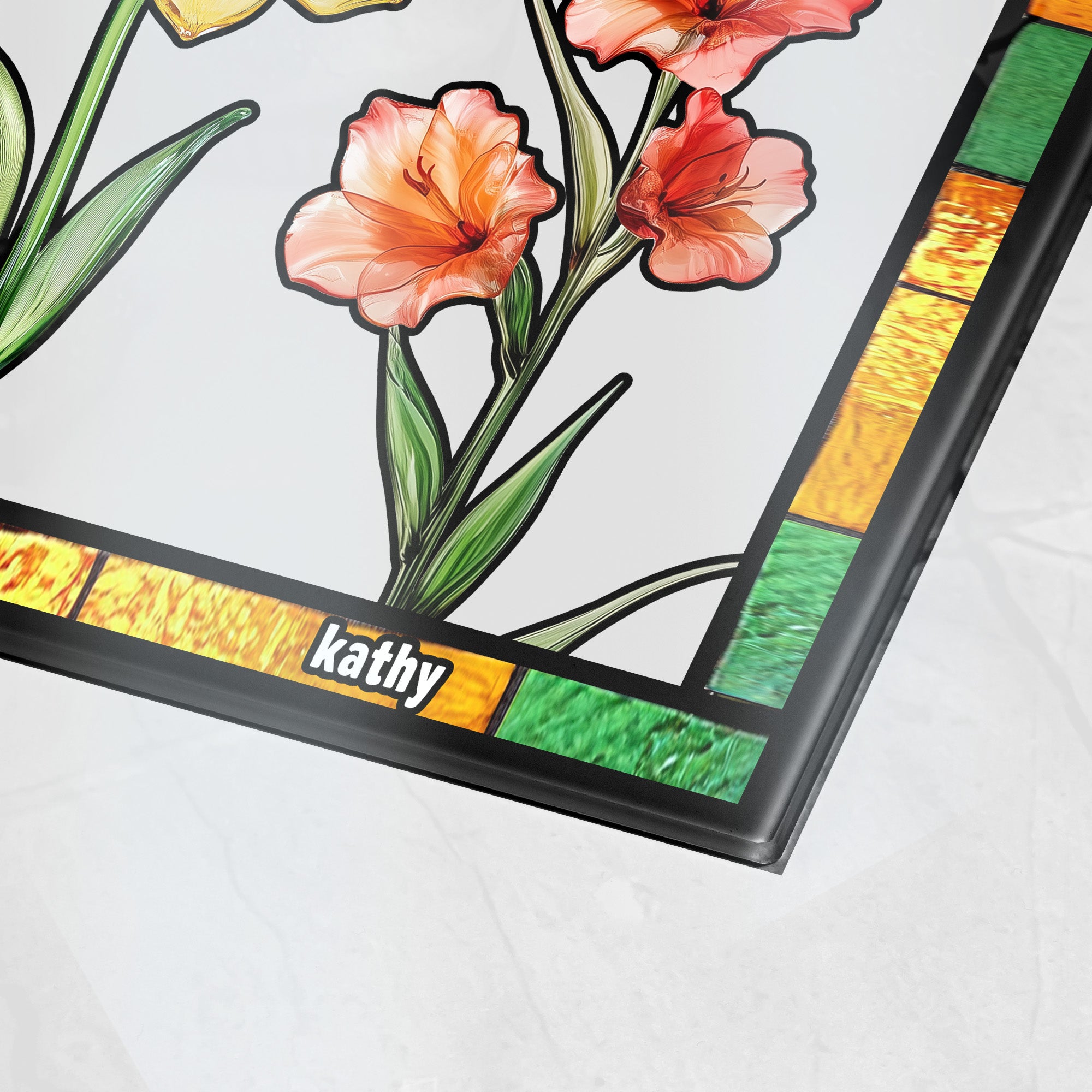 If Friends Were Flowers I'd Pick You - Personalized Glass Cutting Board