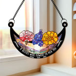 If Friends Were Flowers I'd Pick You - Personalized Window Hanging Suncatcher Ornament